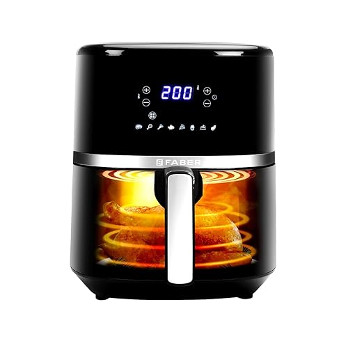 Faber 6L 1500W Digital Air Fryer \| Fry, Bake, Roast, Toast, Defrost, Grill &…