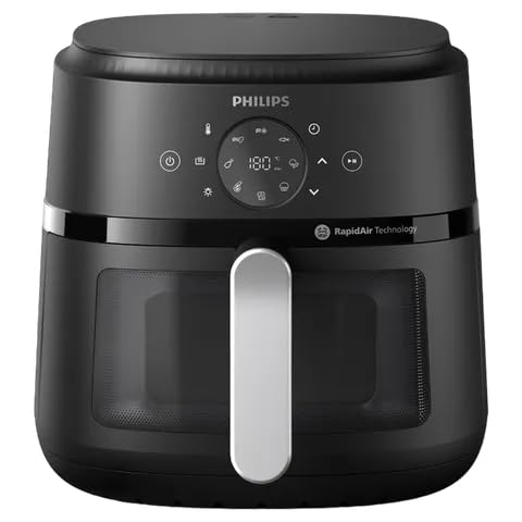 PHILIPS NA221/00 4.2L 1500 Watt Digital Air Fryer with Rapid Air Technology…