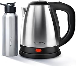 Longway Kestro 2 Ltr Electric Kettle with Water Bottle Combo | Automatic Shut-Off…