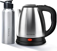 Longway Kestro 1.5 Ltr Electric Kettle with Water Bottle Combo | Automatic…