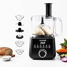 VANTRO 1000W Food Processor with 2L Bowl Multi-Purpose Kitchen Appliance for Ch