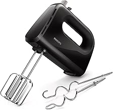 Philips HR3705/10 300 Watt Lightweight Hand Mixer, Blender with 5 speed control…
