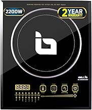IBELL CROWN200Y 2200W Induction Cooktop with Touch Control, Auto Shut Off,…