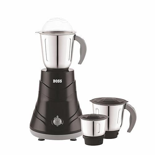 BOSS Alpha 750W Mixer Grinder with Powerful Motor, 5 years warranty* & Overload