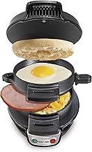 Hamilton Beach 25477 Breakfast Electric Sandwich Maker, Black