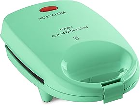 Nostalgia MSAND5MG MyMini Personal Sandwich Maker Pizza Pockets, Quesadillas,…