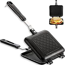 ZOOFOX sandwich maker,sandwich pan and panini nonstick with handle,grilled…